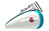 Heritage Softail<sup>®</sup> Classic - Two-Tone Crushed Ice Pearl / Frosted Teal Pearl