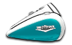 Road King<sup>®</sup> - Two-Tone Crushed Ice Pearl / Frosted Teal Pearl