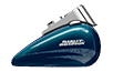 Softail<sup>®</sup> Deluxe - Custom Colour Cosmic Blue Pearl