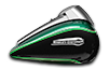 Tri Glide<sup>®</sup> Ultra - Two-Tone Deep Jade Pearl / Vivid Black
