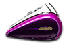 Road King<sup>®</sup> - Custom Colour Purple Fire / Blackberry Smoke